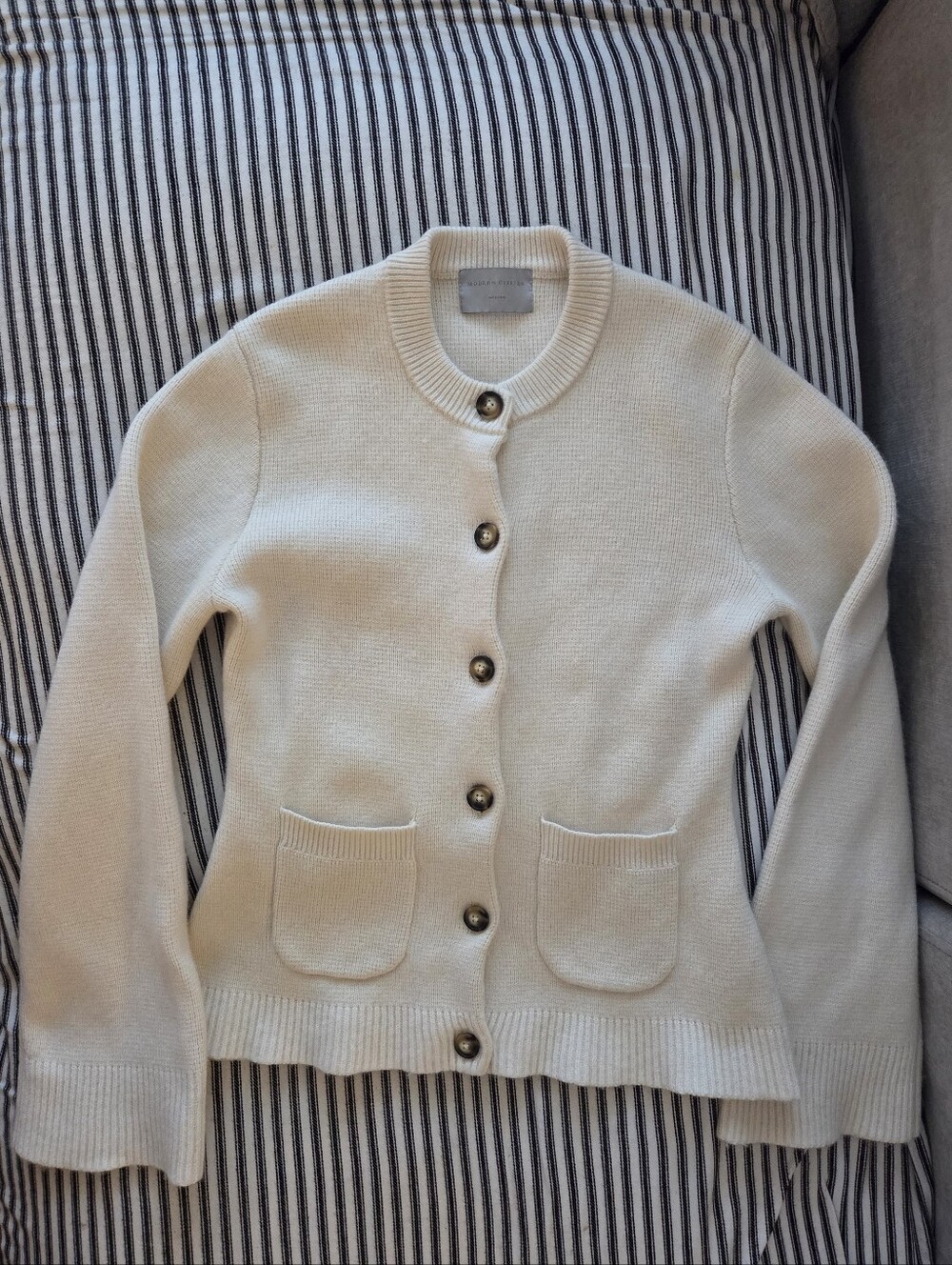 Modern Citizen - Eames Organic Cotton-Wool Cardigan - Medium